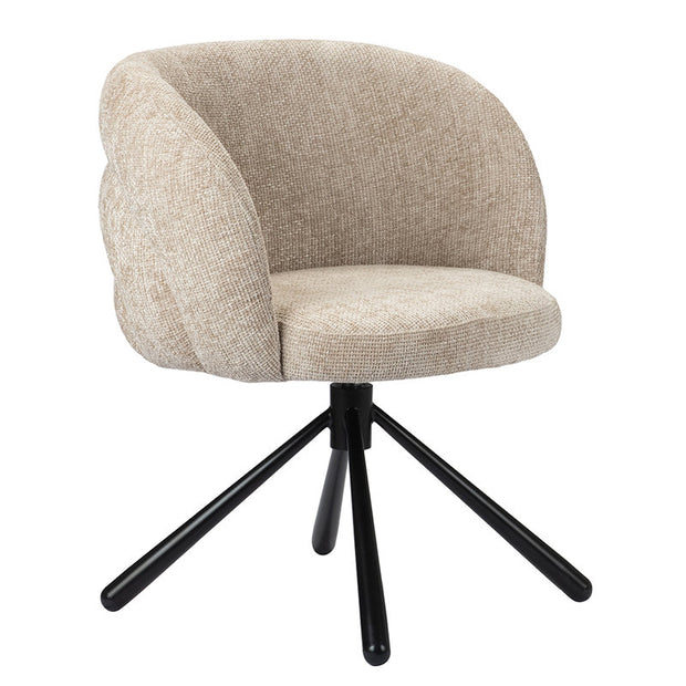 Pebble Rotating Chair Latte