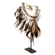 J71 Small Shell and Feather Necklace