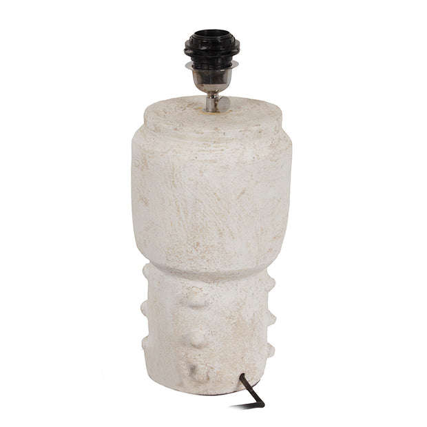 Ceramic Lamp Base White Sand