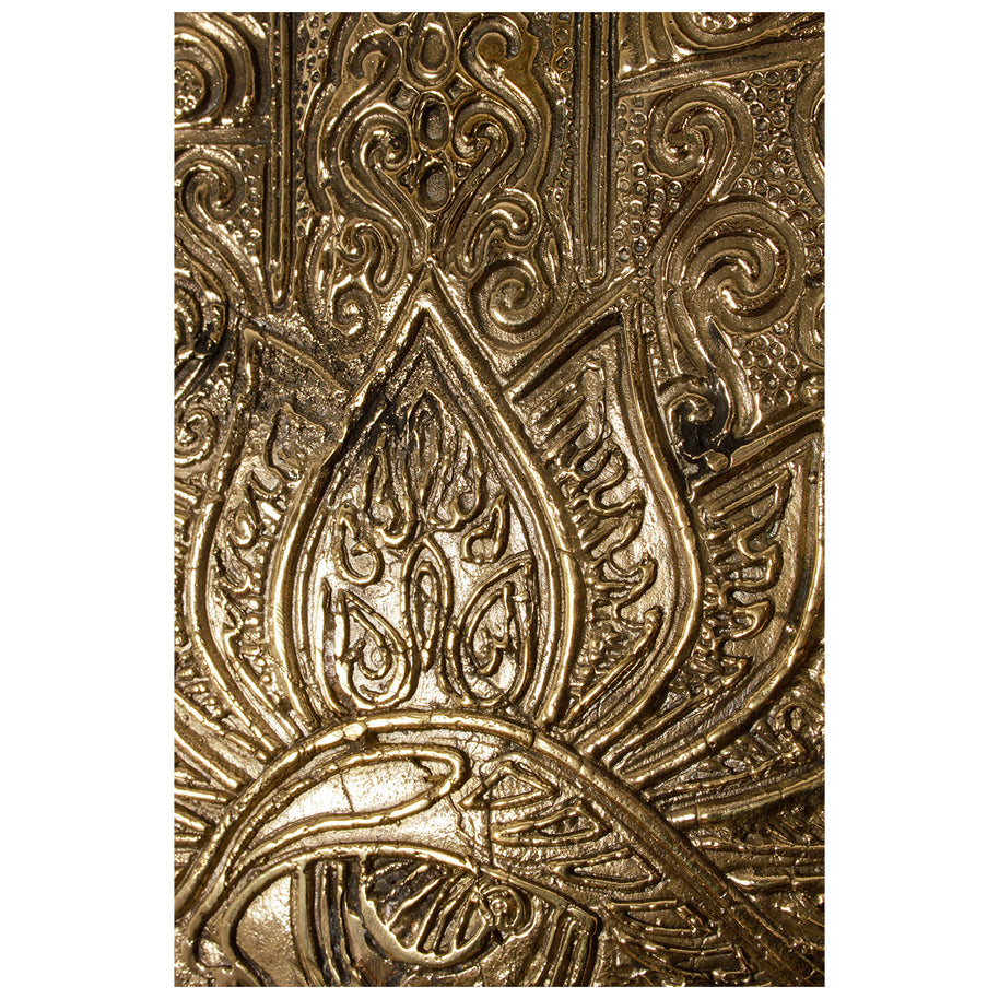 Brass Hanging Fatima Hand XL