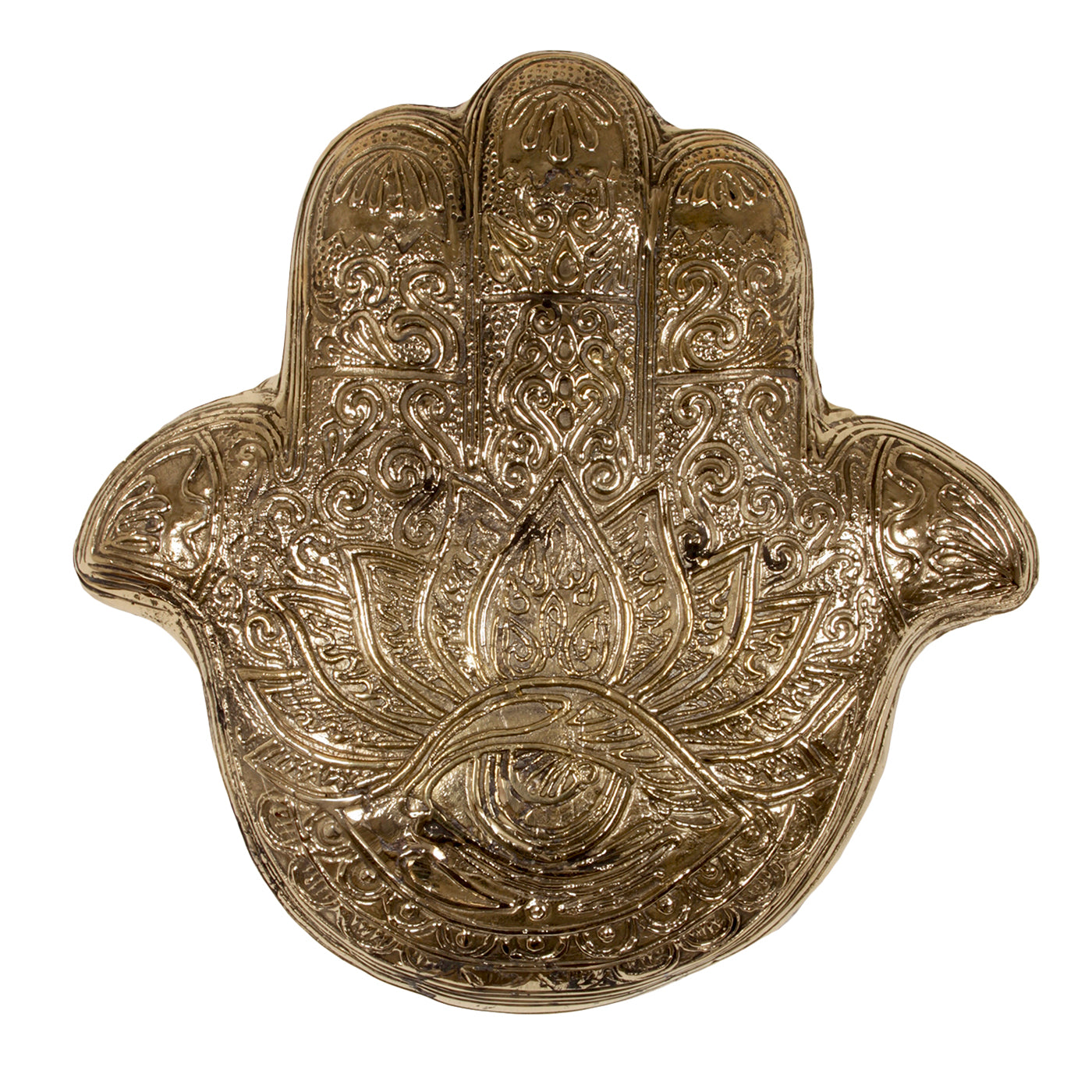 Brass Hanging Fatima Hand XL