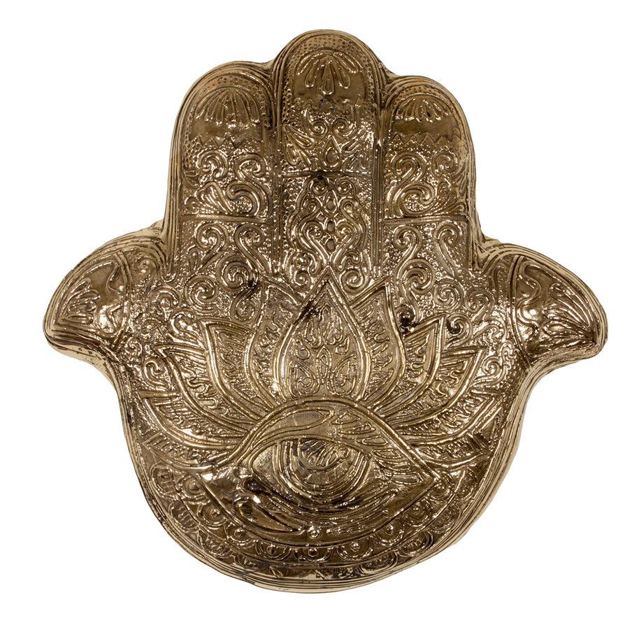Brass Hanging Fatima Hand XL