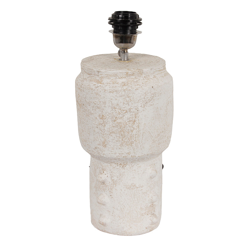 Ceramic Lamp Base White Sand
