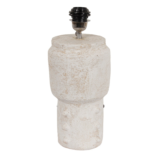 Ceramic Lamp Base White Sand