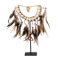 J71 Small Shell and Feather Necklace