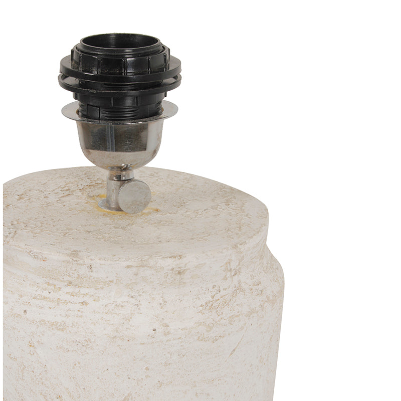 Ceramic Lamp Base White Sand