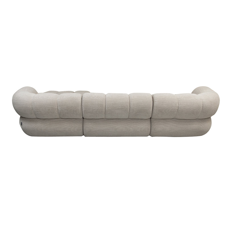 New York 4 Seater Right Lounge Sofa Beige