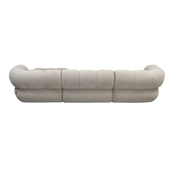 New York 4 Seater Right Lounge Sofa Beige