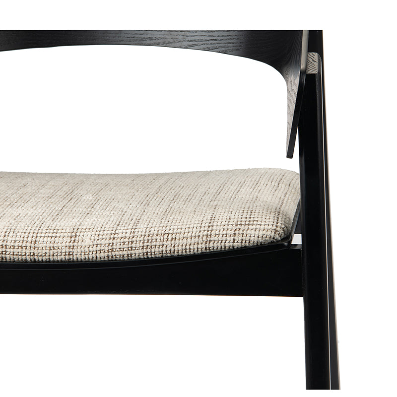 Edo Wooden Armchair Black