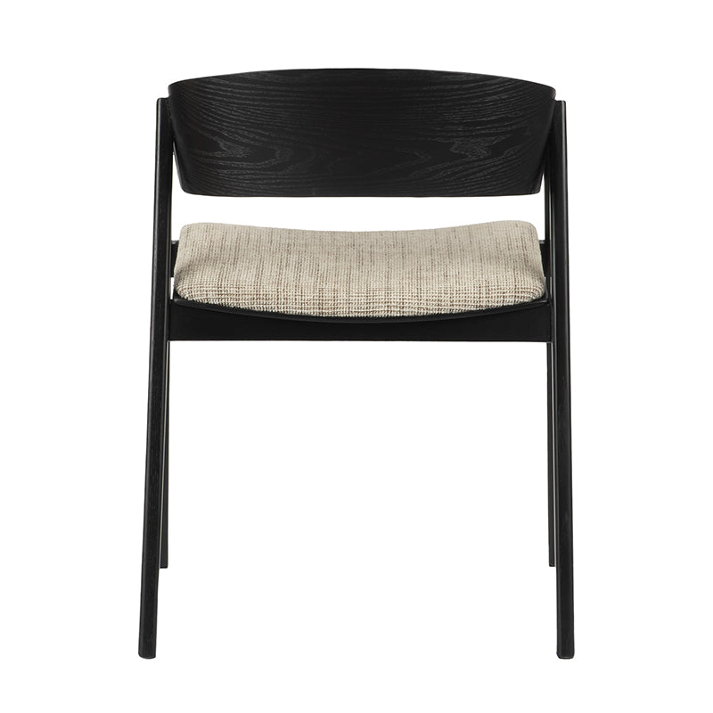 Edo Wooden Armchair Black