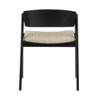 Edo Wooden Armchair Black