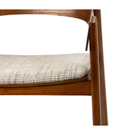 Edo Wooden Armchair Reddish