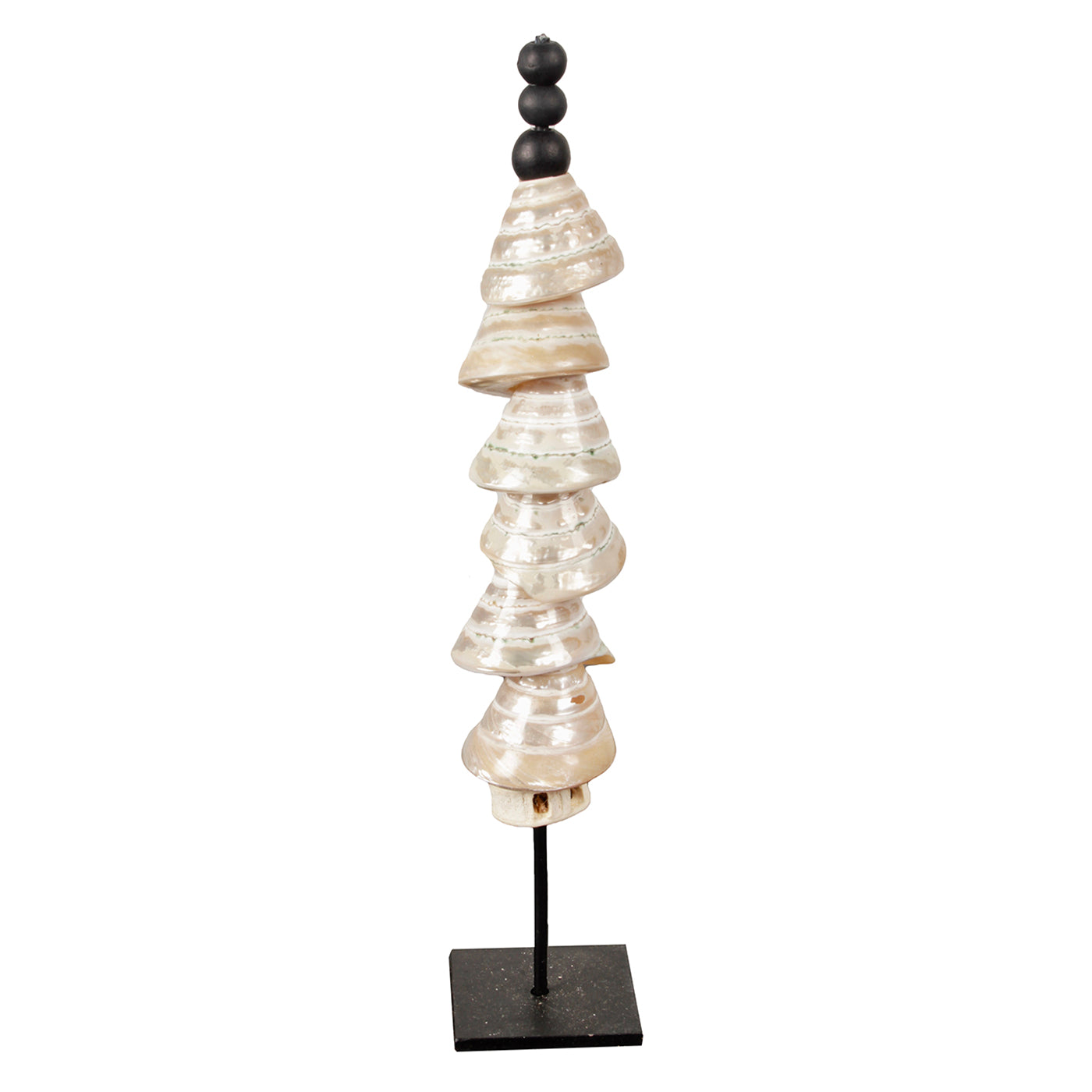 J73 Shell Tower Pearl On Stand L