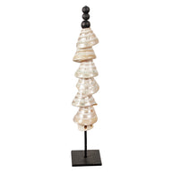 J73 Shell Tower Pearl On Stand L