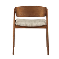 Edo Wooden Armchair Reddish