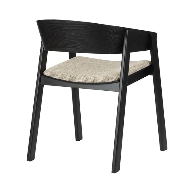 Edo Wooden Armchair Black