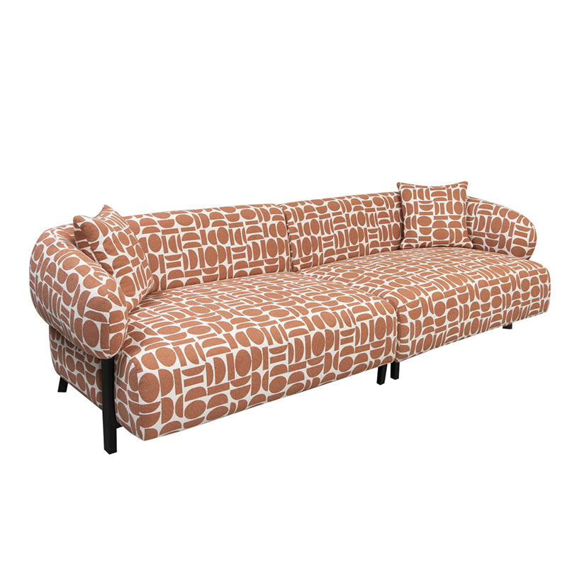 Kathmandu 3 Seater Sofa Amon Terracotta