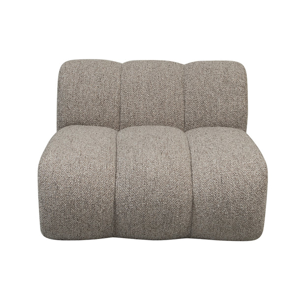 New York Middle Part Sofa Sand Bouclé