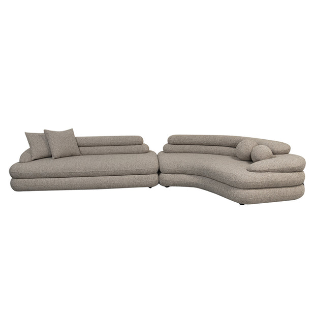 Cairo 6 Seater Sofa Sand Bouclé