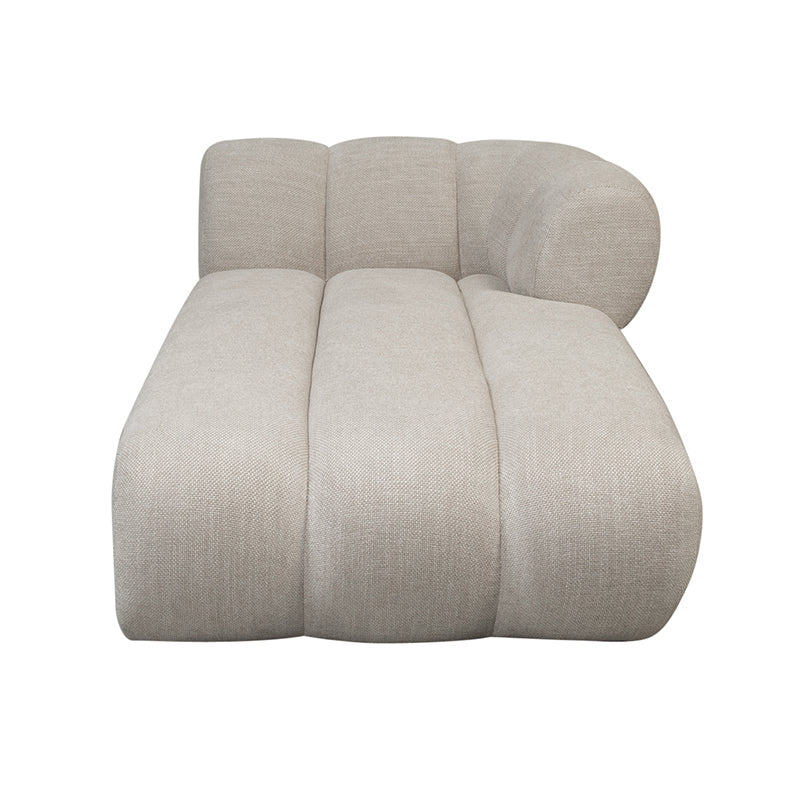 New York Right Lounge Sofa Beige