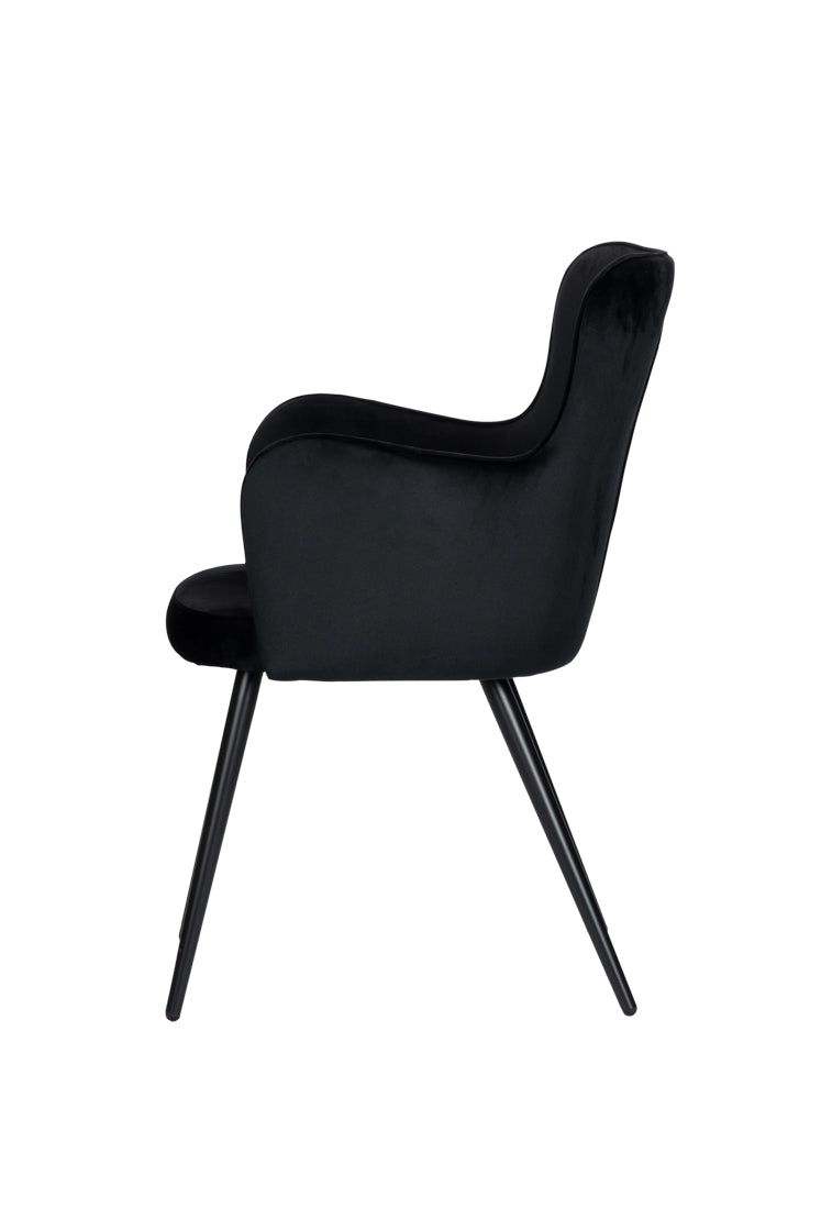 Wing Chair Black