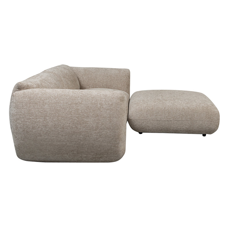 Amsterdam 2.5 Seater With Ottoman Sofa Latte
