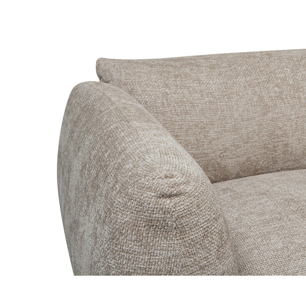 Amsterdam 2.5 Seater With Ottoman Sofa Latte