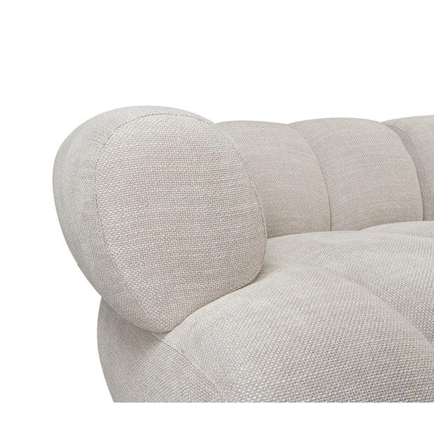 New York 2.5 Seater Right Lounge Sofa Beige
