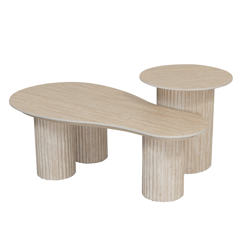 Craft Coffee Table Large Ceramic Travertine
