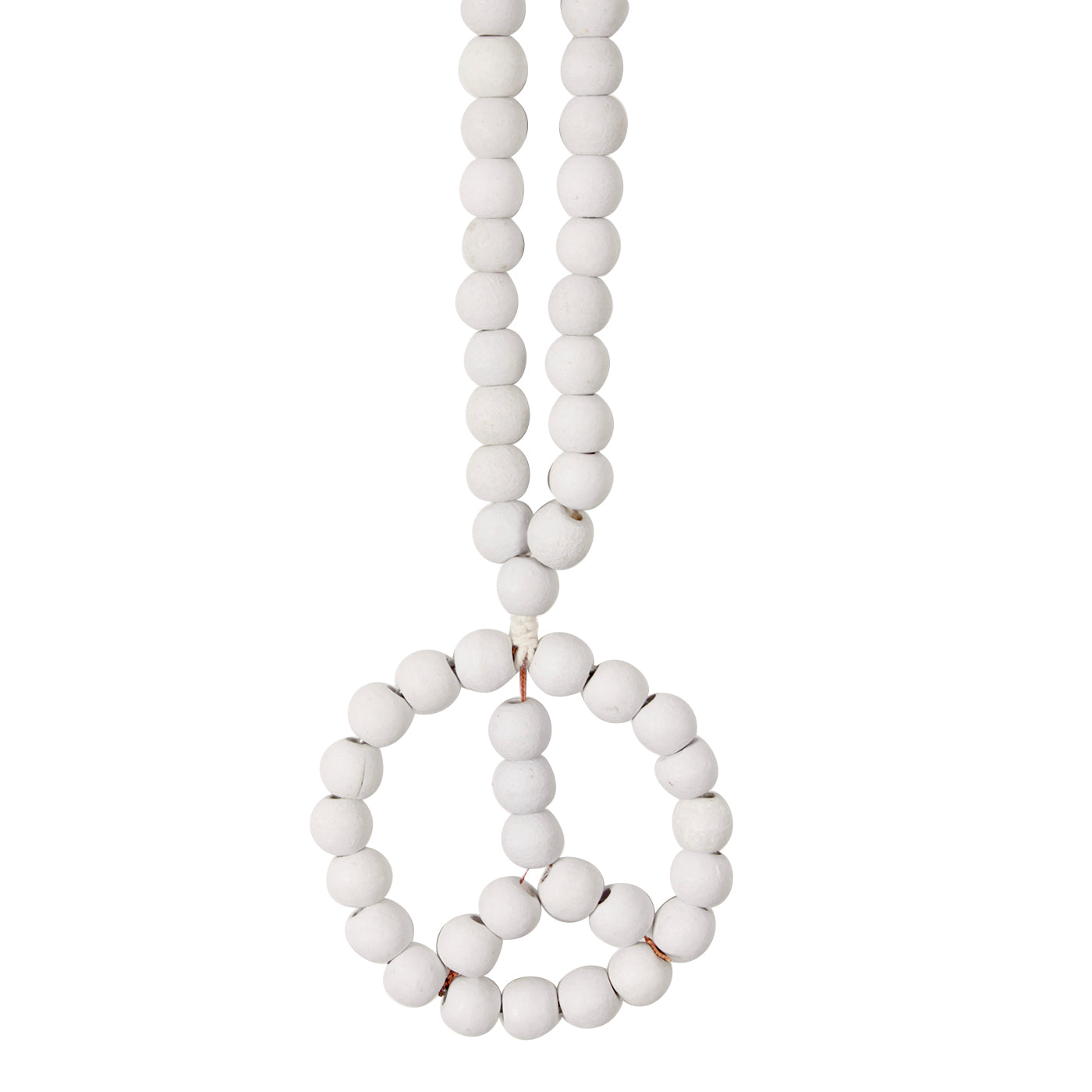 Tassel Peace White