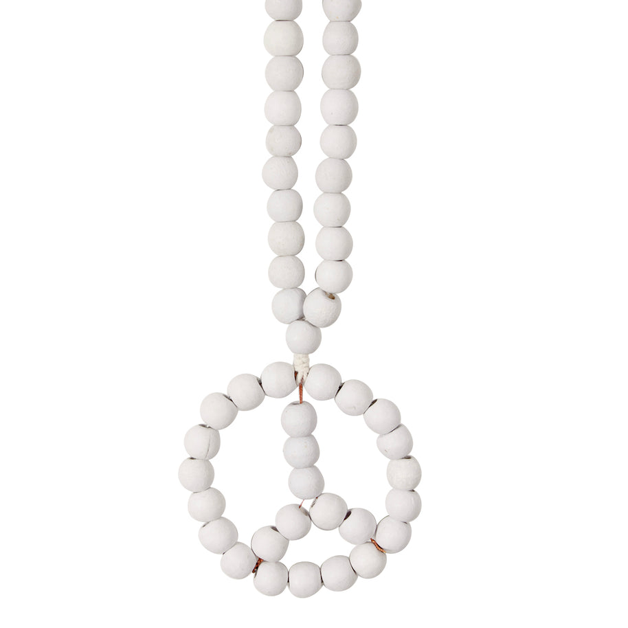 Tassel Peace White