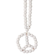 Tassel Peace White