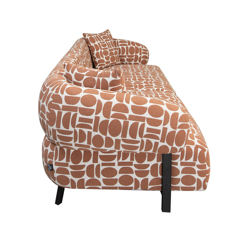Kathmandu 3 Seater Sofa Amon Terracotta