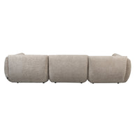 Amsterdam 4 Seater With Ottoman Sofa Latte