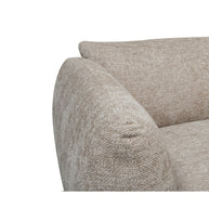 Amsterdam 6 Seater Corner With Ottoman Sofa Latte