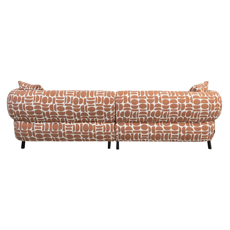 Kathmandu 3 Seater Sofa Amon Terracotta