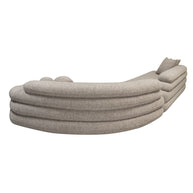 Cairo 6 Seater Sofa Sand Bouclé