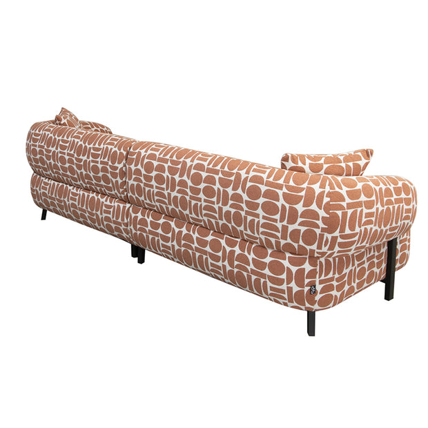 Kathmandu 3 Seater Sofa Amon Terracotta
