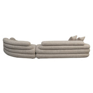 Cairo 6 Seater Sofa Sand Bouclé