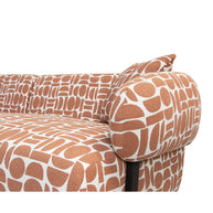 Kathmandu 3 Seater Sofa Amon Terracotta