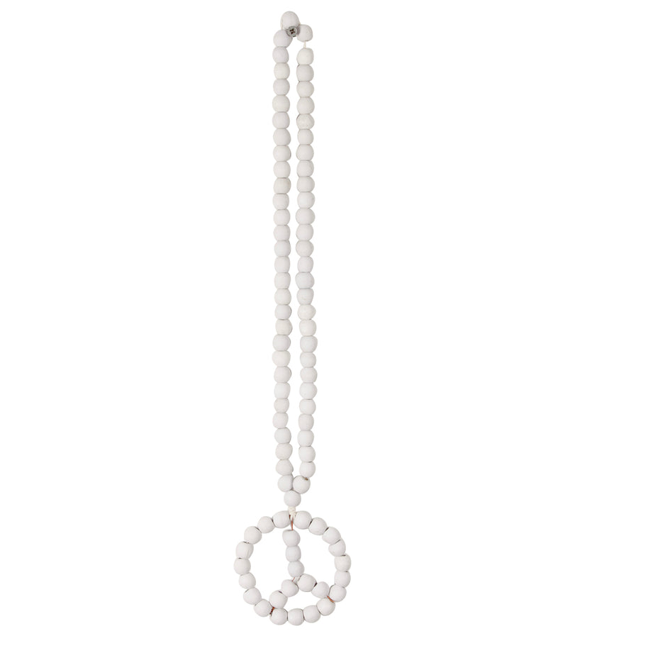 Tassel Peace White