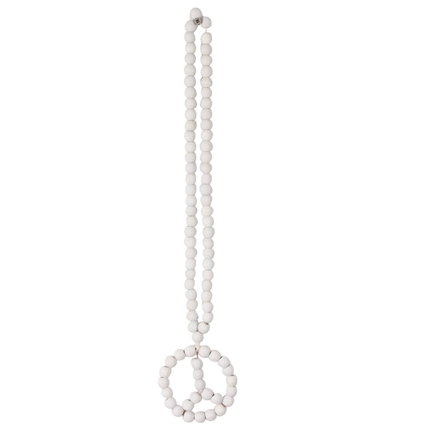 Tassel Peace White