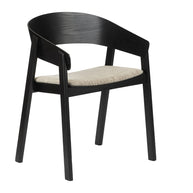 Edo Wooden Armchair Black