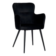Wing Chair Black