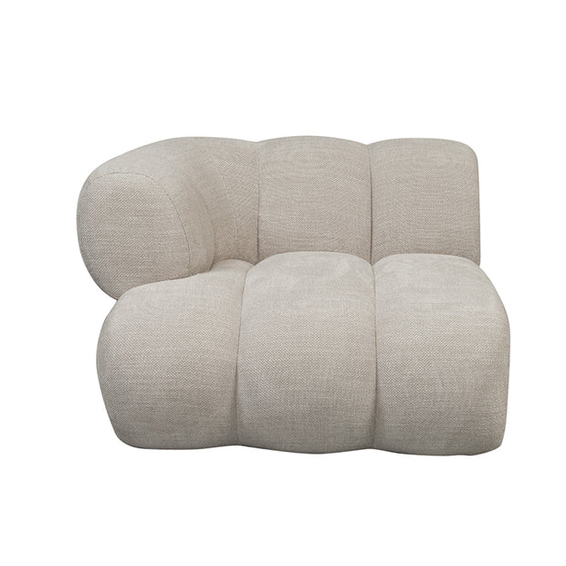 New York Left Arm Sofa Beige