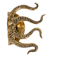 Brass Door Handle Octopus Set of 2