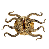 Brass Door Handle Octopus Set of 2