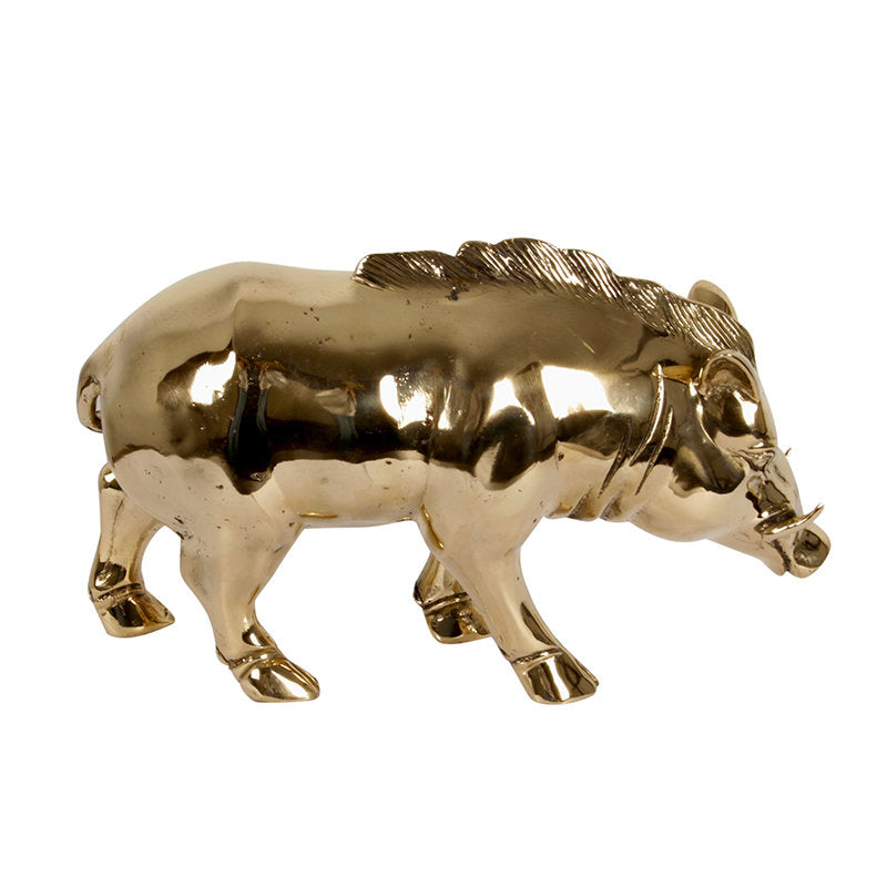 Brass Wild Boar