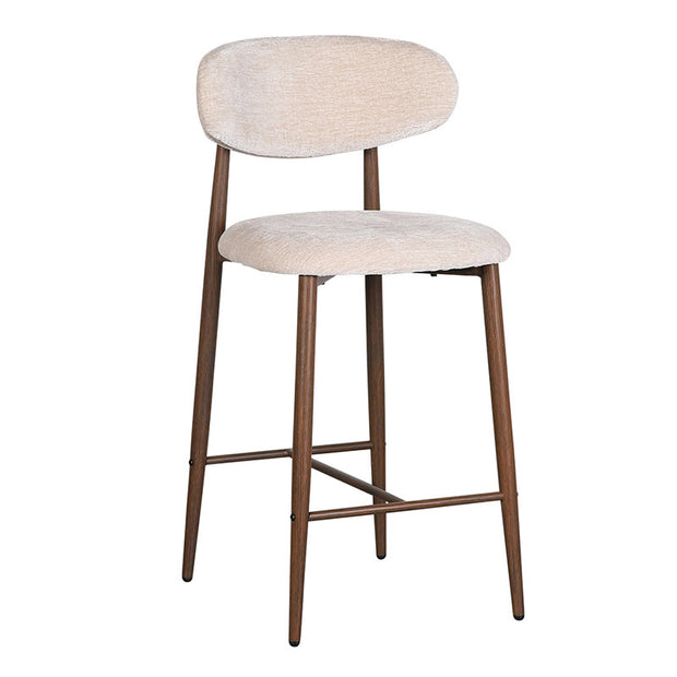 Japandi Kitchen Bar Chair Tan