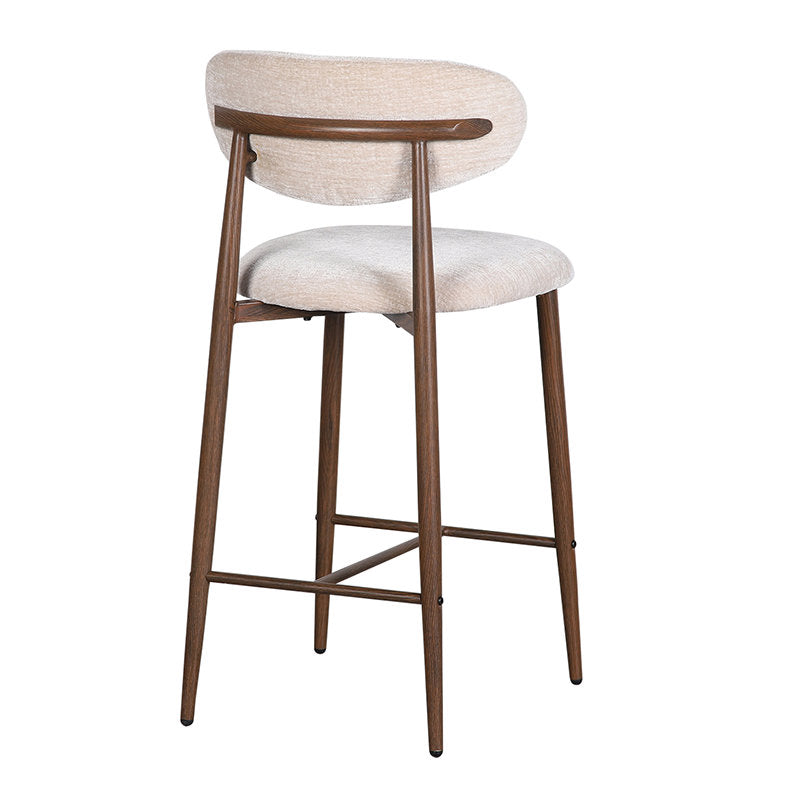 Japandi Kitchen Bar Chair Tan